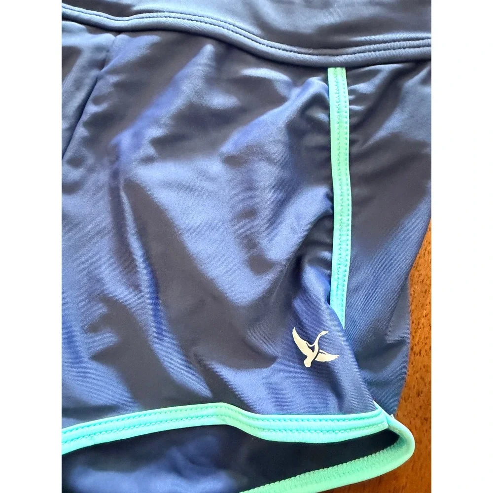 Eddie Bauer Tankini Swimsuit Kids M 10/12 Blue Mint New 2-Piece Set EB000348C
